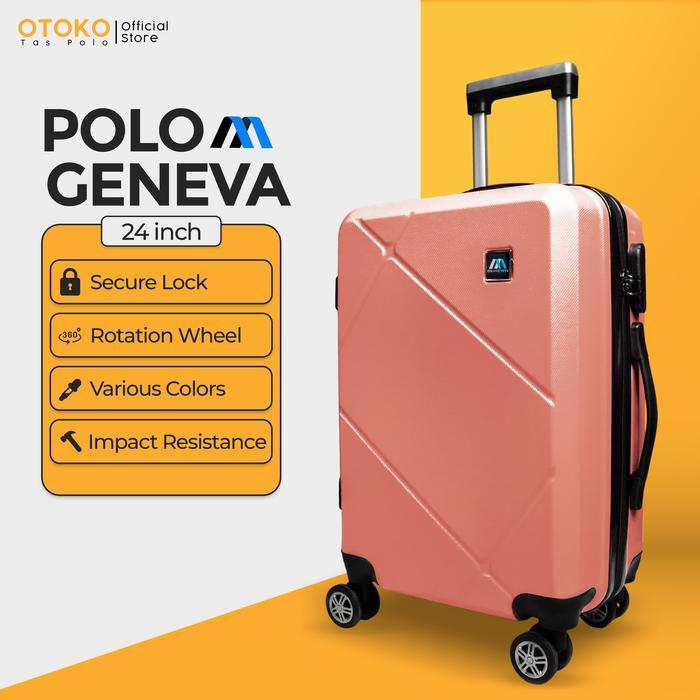 Koper polo geneva 24 inch Koper fiber koper bagasi koper besar bisa COD