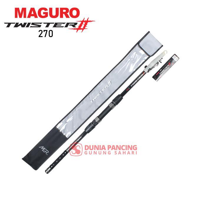 Joran Spinning Maguro Twister Ii 270-420 Joran Tebing Teleskopic