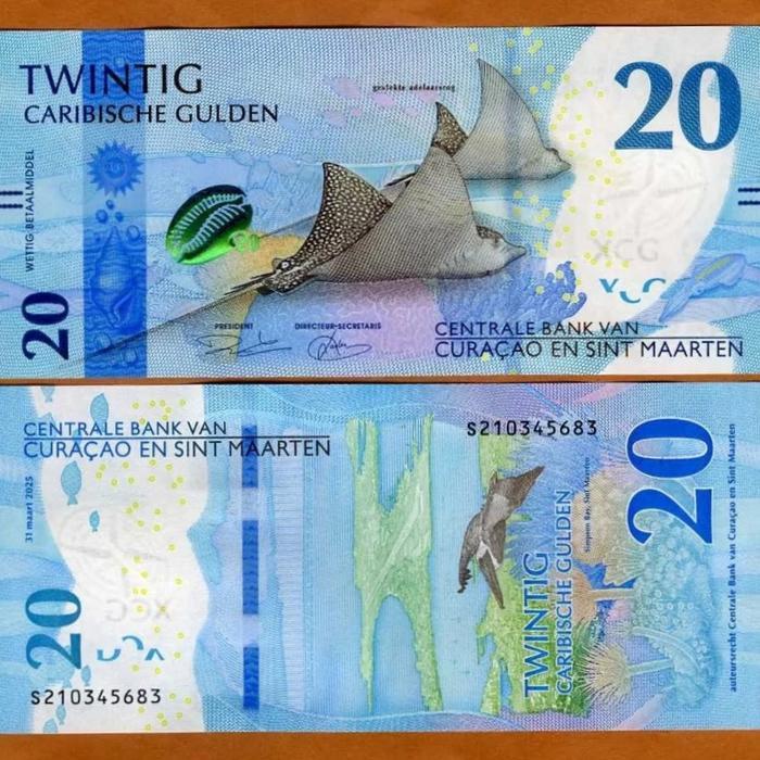 Curacao & St. Masrten 20 Gulden 2025
