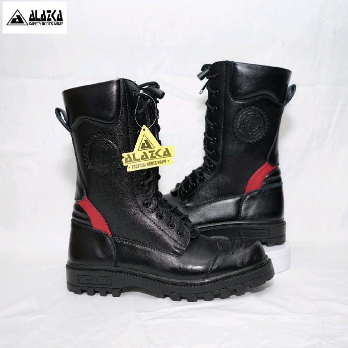 Sepatu PDL Damkar Lapangan Terbaru Hitam
