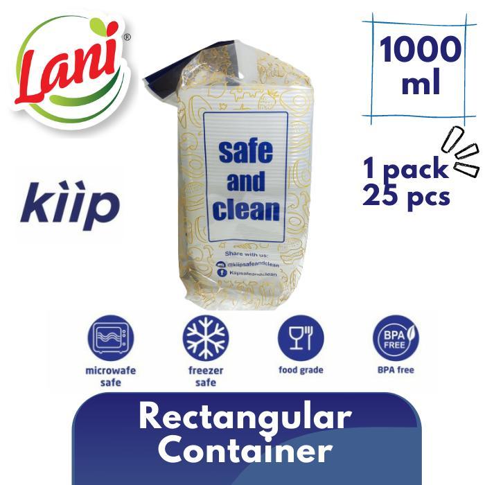 Kiip Thinwall Rectangle 1000 Ml Pasti Promo
