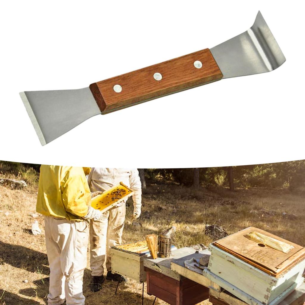 Bee Hive Hand Tool Lifting Frame Sturdy Stainless Steel Beekeeping Scraper for Hive Flow Frame Hive