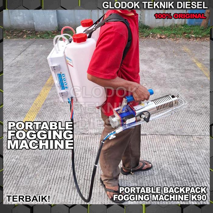 ` Portable Fogging Machine K90 Backpack Mesin Penyemprot Hama Semprot Embun Fog Machine Fogging
