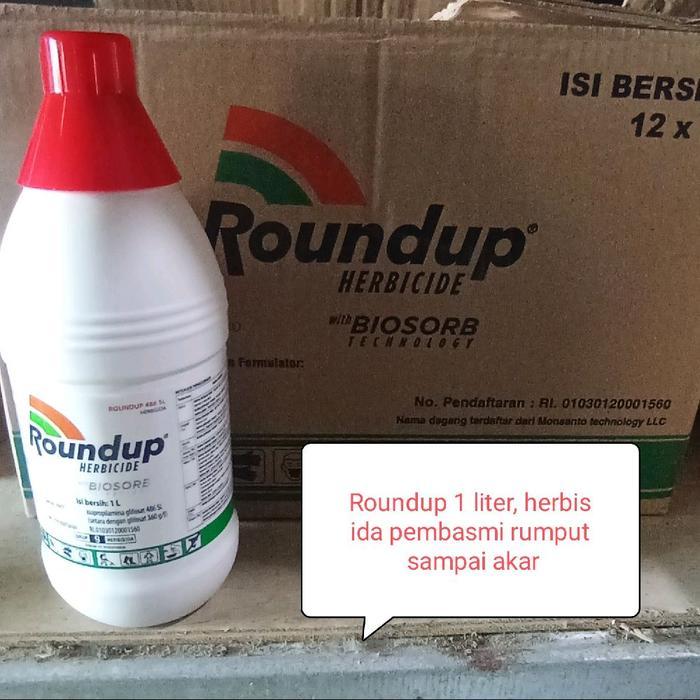 BISA COD roundap 1 liter pembasmi rumput, herbisida