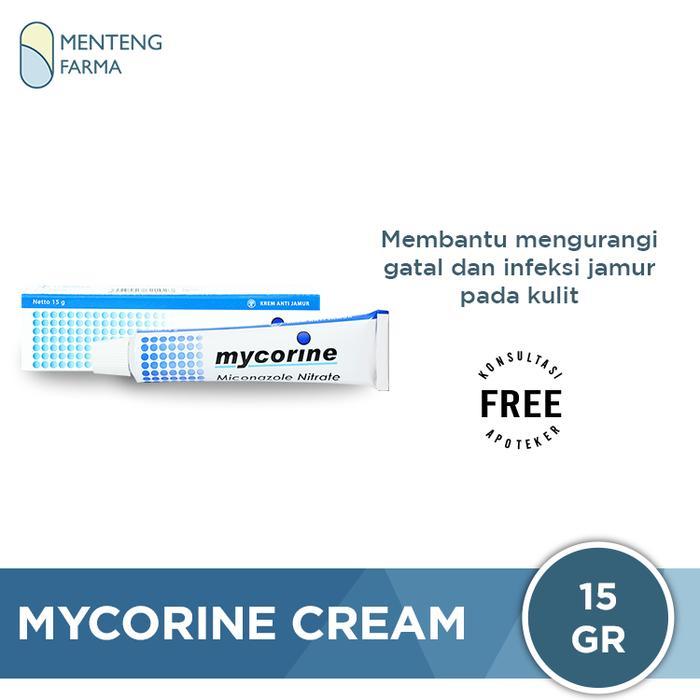 Mycorine Cream 15 Gr - Salep Gatal Jamur, Panu, Kurap, Kutu Air
