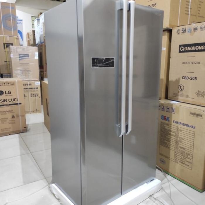 promo kulkas side by side sharp inverter 500 liter garansi 10 tahun