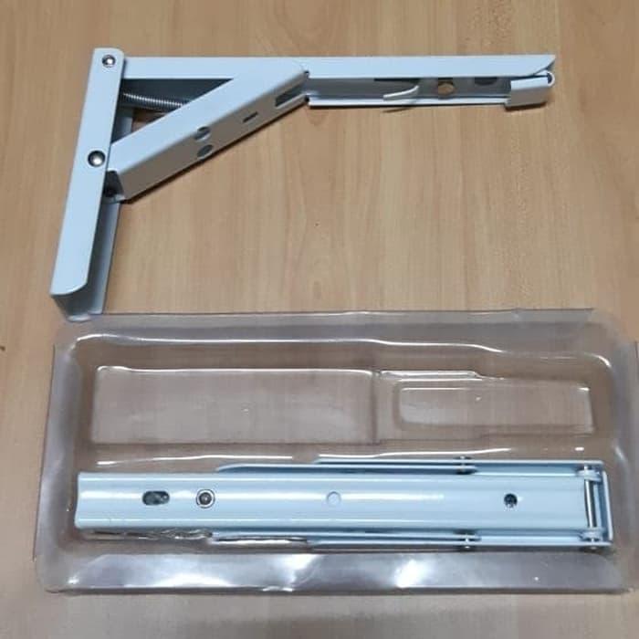 10" 25Cm Siku Rak Meja Dinding Lipat Siku Lipat Siku Rak Dinding Tbk