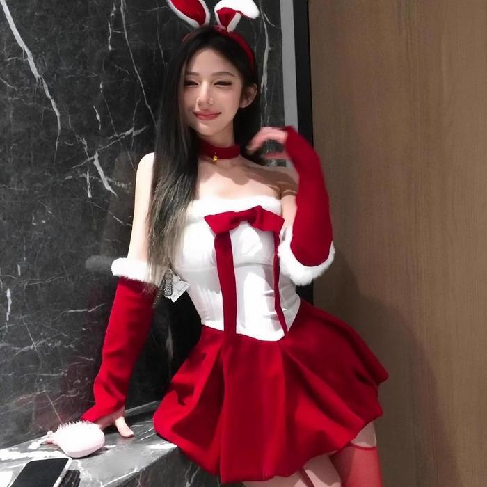 Kostum Gadis Kelinci Kualitas Tinggi Seksi Dan Memikat Kostum Natal Permainan Peran Harga Terendah