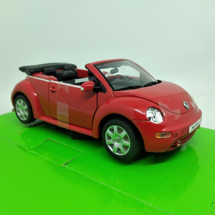 (PROMO) DIECAST VW NEW BEETLE CONVERTIBLE WELLY NEX 1:24