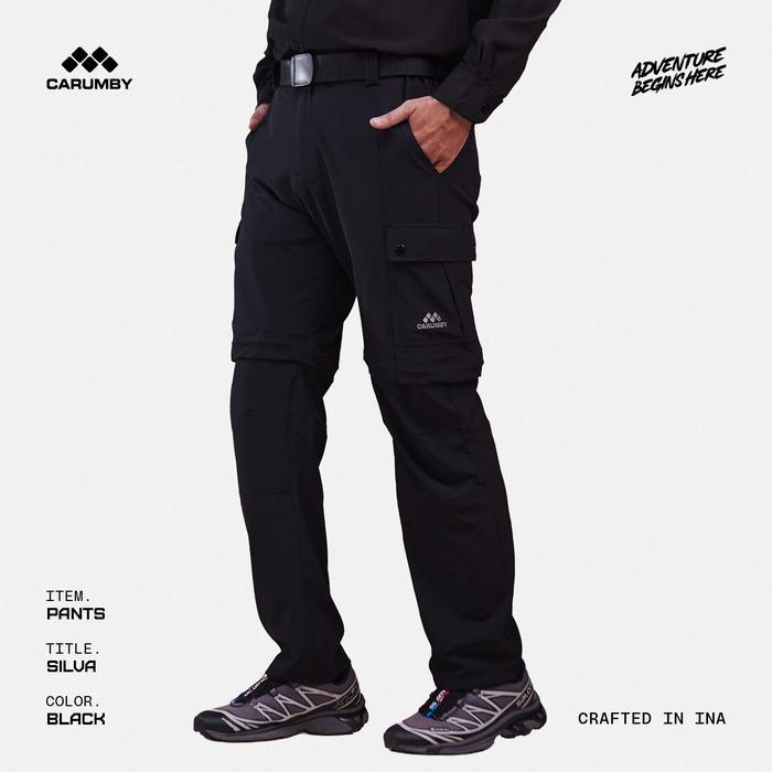 Celana Gunung Sambung Cargo Carumby Silva Hiking Pants Celana Panjang Pria Wanita Sport Olahraga