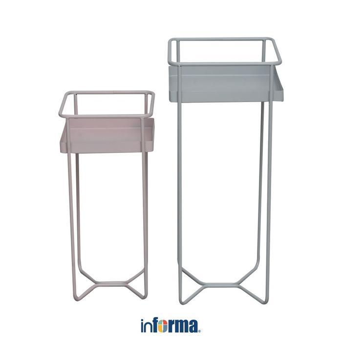 Informa Set 2 Pcs Rak Tanaman Sh7 Dudukan Pot Standing Tatakan Kaki Rak Bunga Tempat Pot