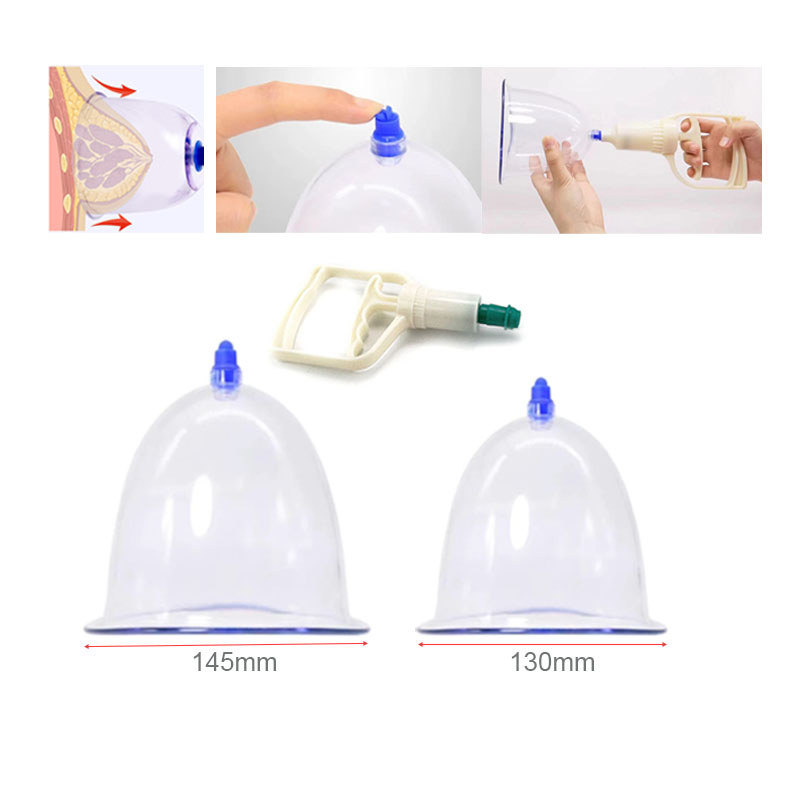 New Breast Enhancement Pump Lifting Vacuum Suction Cups Buttocks Enlargement Body Massage Accessorie