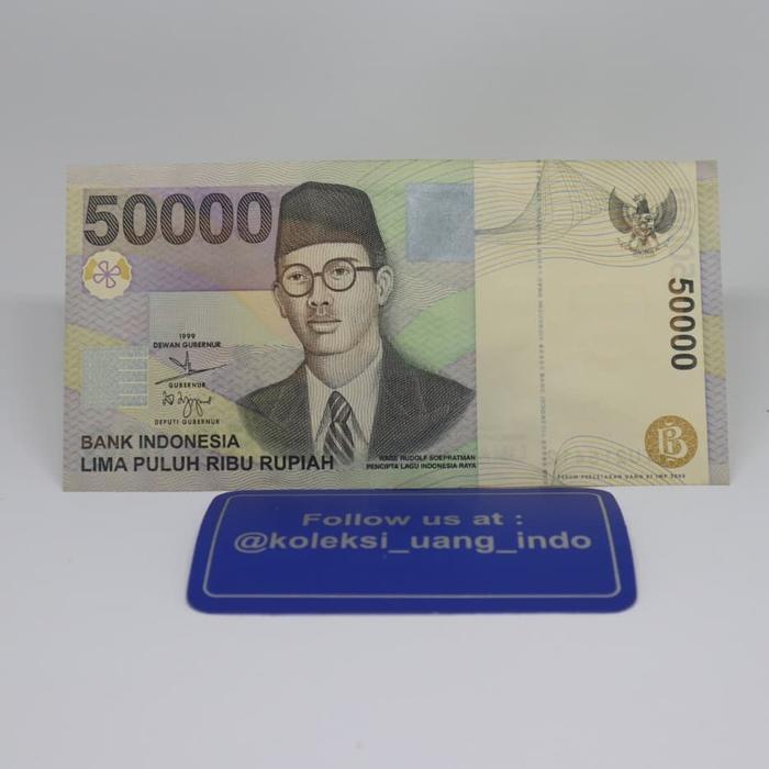 Promo Uang Kuno 50000 Wr Soepratman 1999 Terlaris