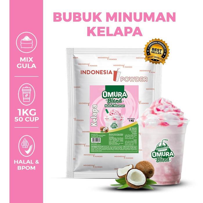 Omura Blend Bubuk Minuman Rasa Es Doger Kelapa Powder Drink 1 Kg Omura Powder