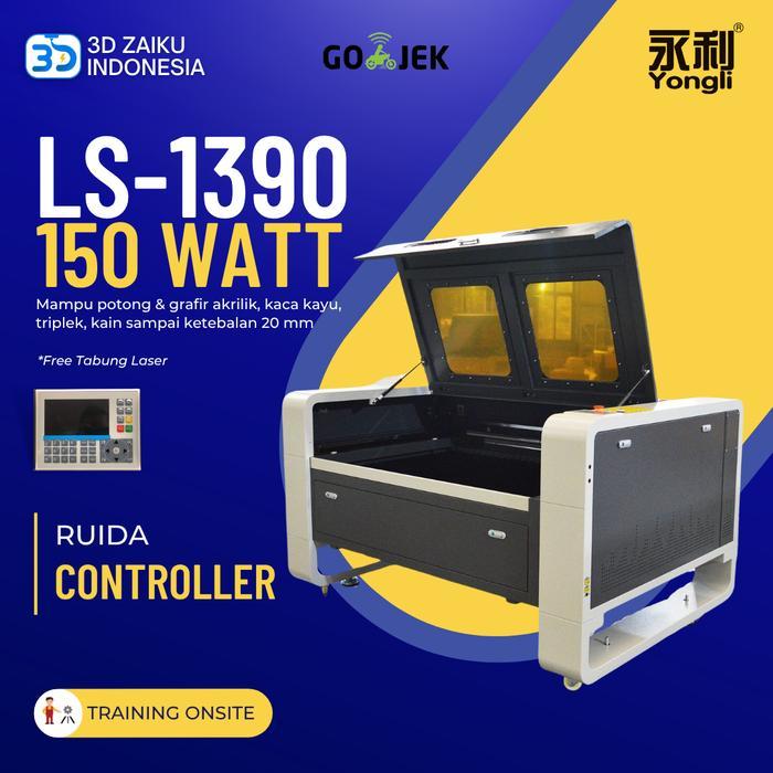 ZAIKU CO2 LASER CUTTING LS-1390 150 WATT LASER CO2 WITH RUIDA CONTROL