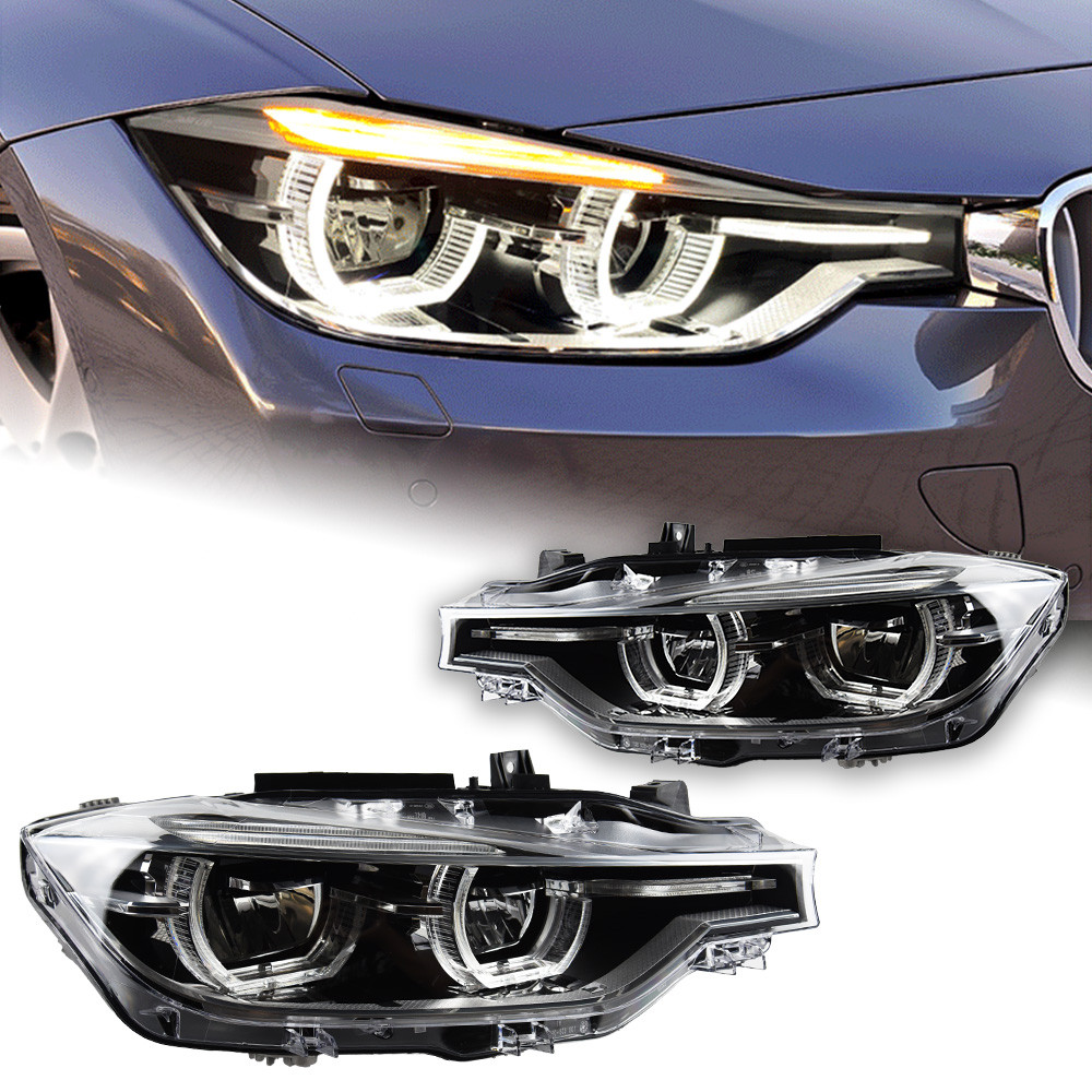 AKD Car Styling Head Lamp for BMW F30 Headlights 2013-2015 F35 LED