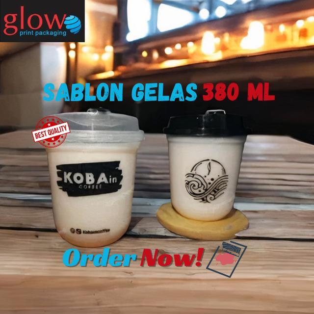 Sablon Gelas Cup Pp Injection Cup Pp Inject 380Ml 12 Gram Terlaris