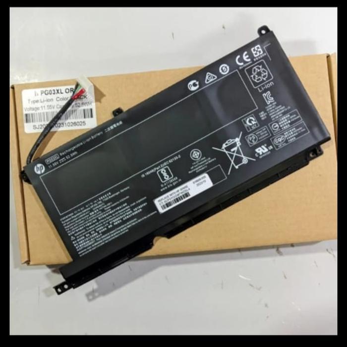 Ready Baterai HP Pavillion Gaming 15-DK0042TX 15-DK-DK2002TX PG03XL