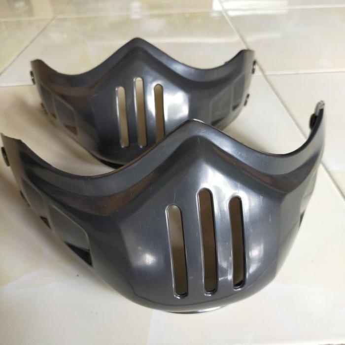 TERMURAH Moncong Plastik cakil Tambahan Helm Retro Plus kancing moncong Helm READY STOCK