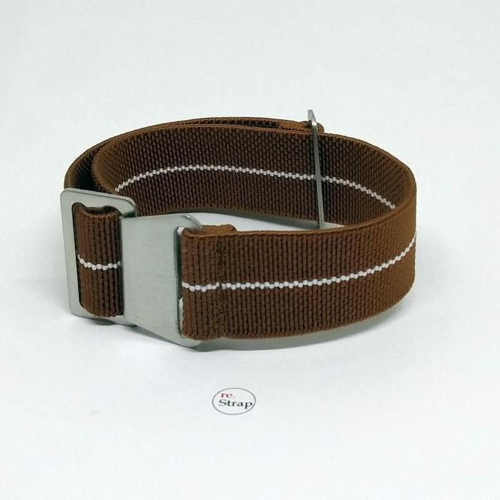 Ready Tali Jam MN Strap Nato - Brown White Centerline Mn09