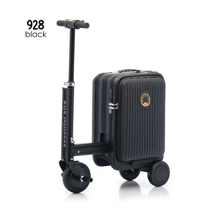Koper Listrik 928 Koper Skuter Smart Luggage Cabin 20 Inch - Black