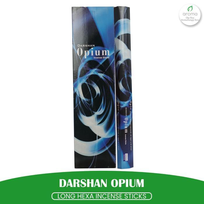 ` Dupa India Aromaterapi Long Hexa - Darshan Opium