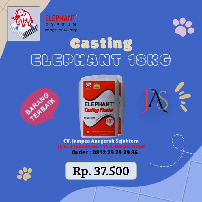 Nippon - Casting Elephant 18Kg / Plaster Elephant / Kesting Elephant 18Kg