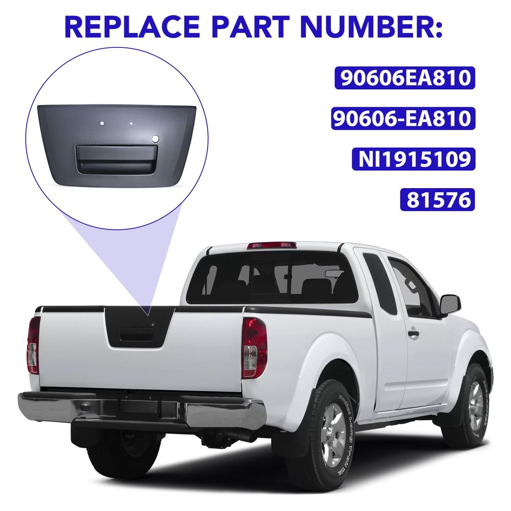 CAR DOOR TAILGATE HANDLE REAR DOOR EXTERIOR OUTER OUTSIDE HANDLE TRUNK FOR NISSAN NAVARA D40