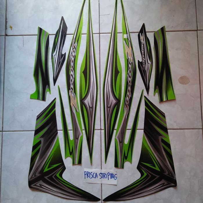 striping jupiter z 2011 hijau
