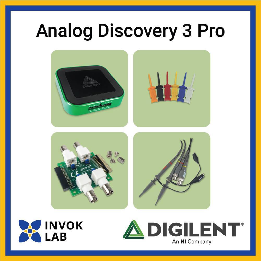 Digilent Analog Discovery 3 Pro Bundle Oscilloscope