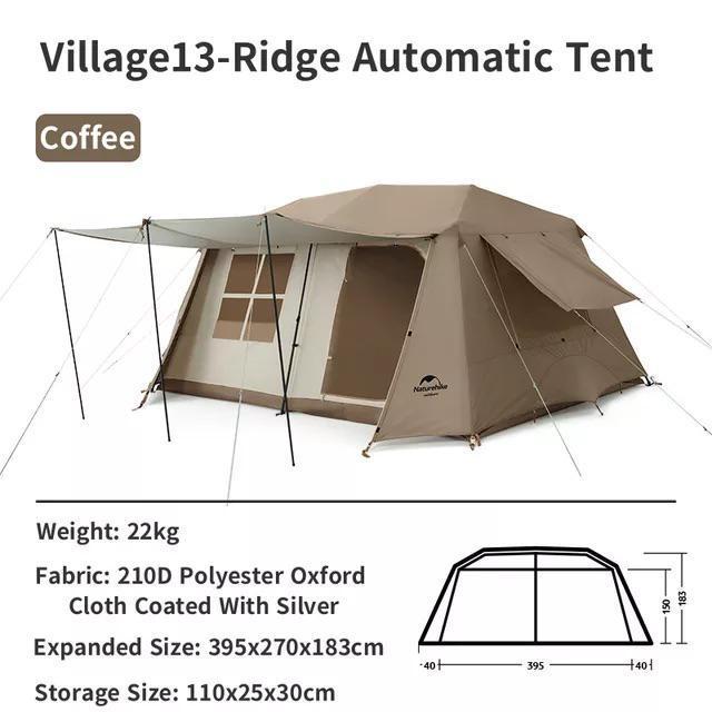 Footprint Naturehike Cnh22Zp004 Mat For Village 13 Kapasitas 5-8 Org
