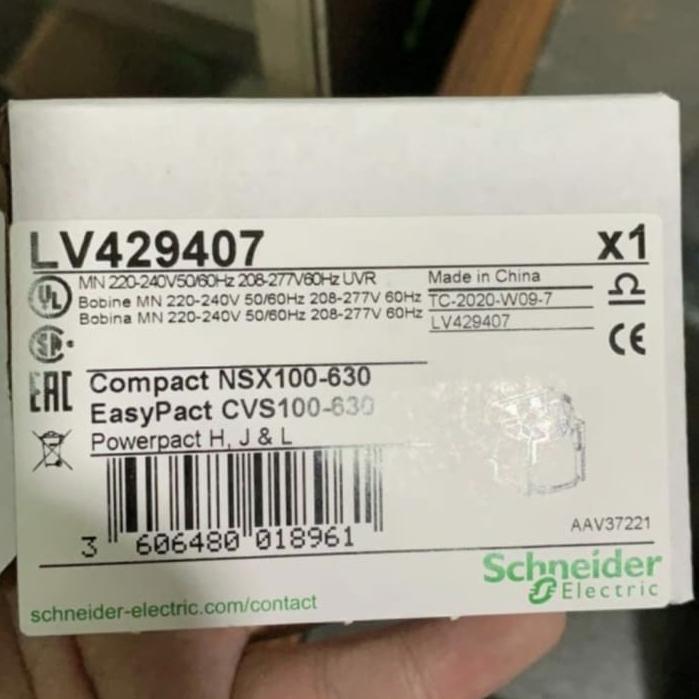 Uvt / Uvt Schneider Mn Lv429407 Nsx/Cvs 220V