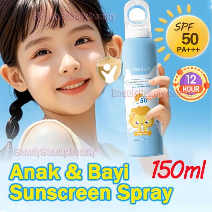 READYY Sunscreen Spray Bayi & Anak Daily Outdoor Sunscreen Spray Spf 50 pa +++ 150ML Tabir Surya