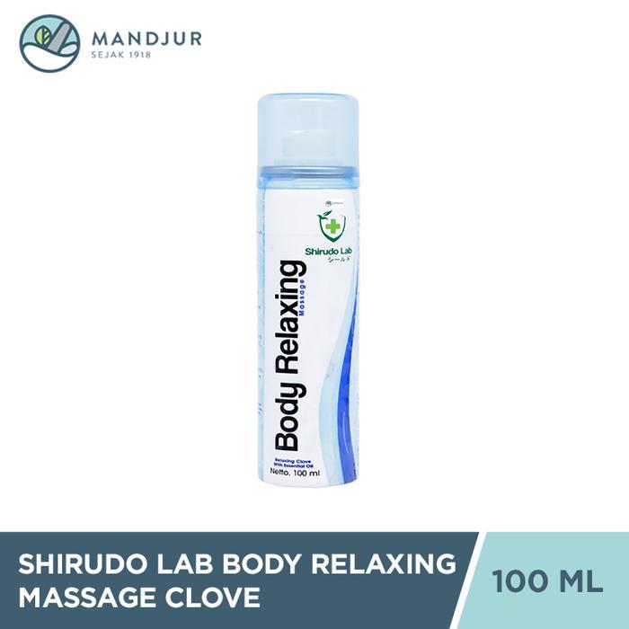 Shirudo Lab Body Relaxing Massage Spray Clove 100 Ml - Body Relaxant Relaksasi Otot Terlaris