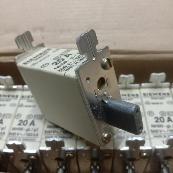 FUSE Siemens 20A 500V 120Ka NH00-gL-/gI Original KWH2 24R