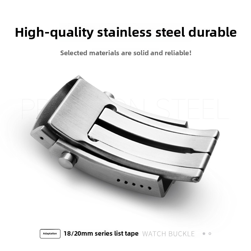 For Breitling Buckle Super Ocean Avenger Rubber Silicone Watchband Strap Stainless steel Folding