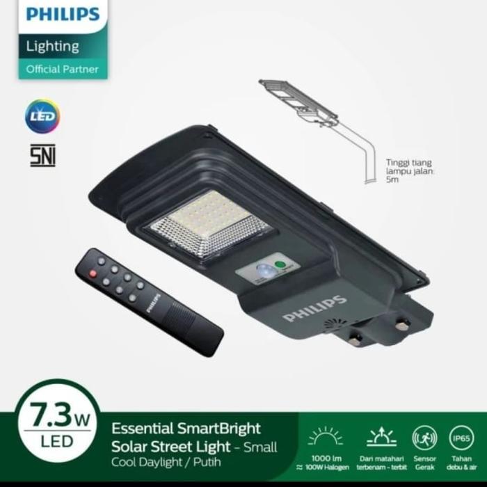 FREE ONGKIR Lampu Jalan PJU LED Solar Cell PHILIPS BRC010 ALL IN ONE Streelight
