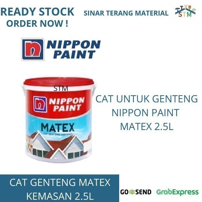 CAT GENTENG MATEX NIPPON PAINT 2,5 KODE 814 WHITE PUTIH