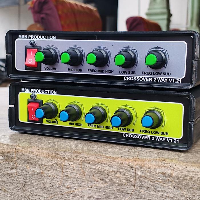 CROSSOVER AKTIF 2 WAY DC 12V , MINI CROSSOVER AKTIF DC 12 VOLT 2WAY