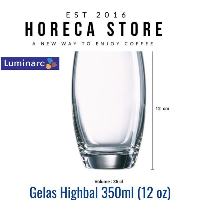 Ada Stok Gelas Highball Luminarc 350ml 12 oz - gelas SALTO LUMINARC