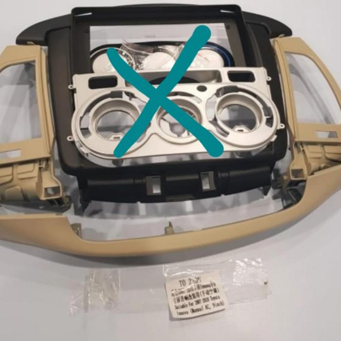 Frame Ac Innova V / G 2005-2010 Sayap Only 9 Inchi Android Dastrim