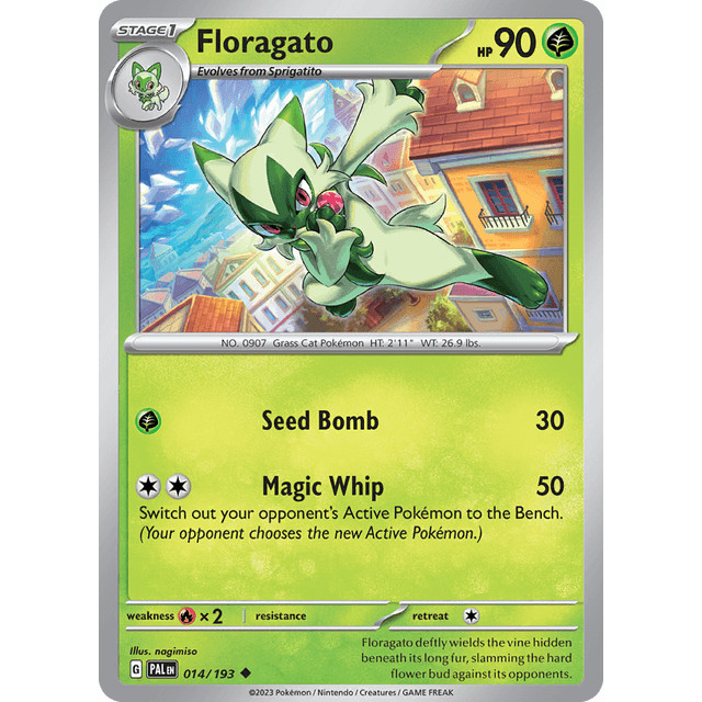 EN Floragato 014/193 PAL - TCG English - Paldea Evolved (Scarlet & Violet Series)
