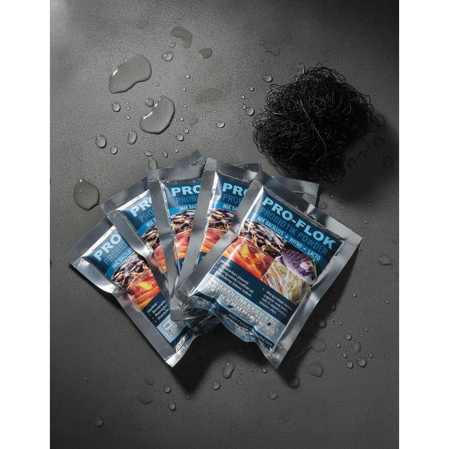 10 sachet Proflok Probiotik Nitrobacter Perikanan Untuk Lele, Nila, Gurame, Patin / Probiotik Kolam