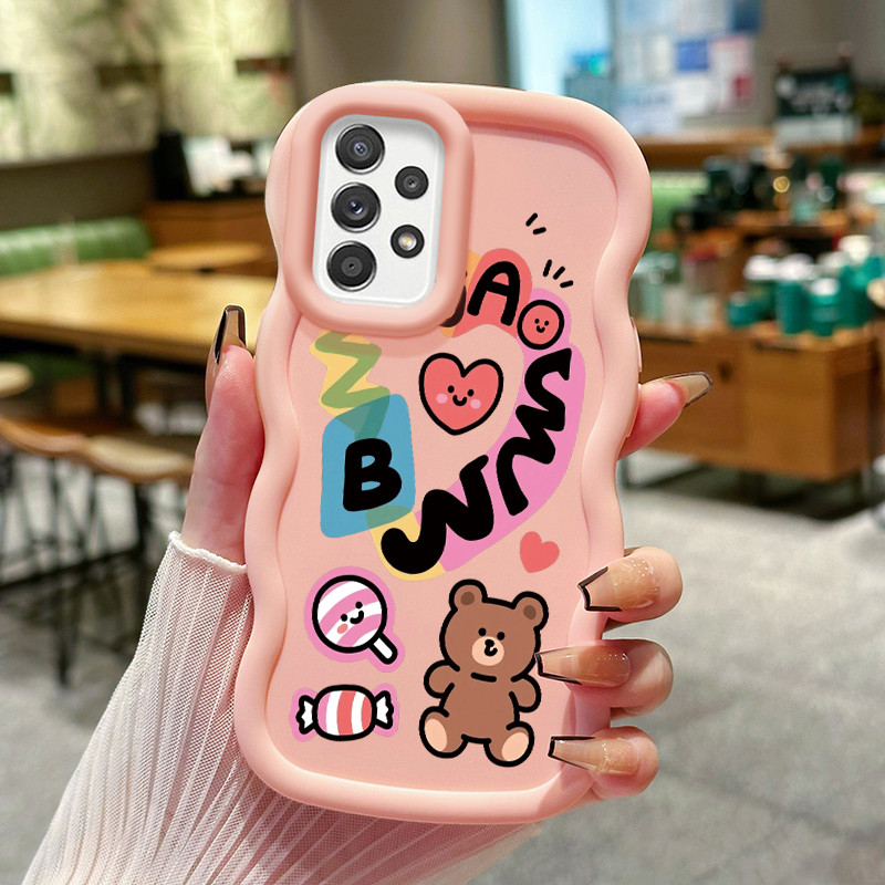 Casing Untuk Samsung A52 4G A52 5G A52s Case Casing pola teks Kasing HP ceruk Kesing mewah Cesing ti
