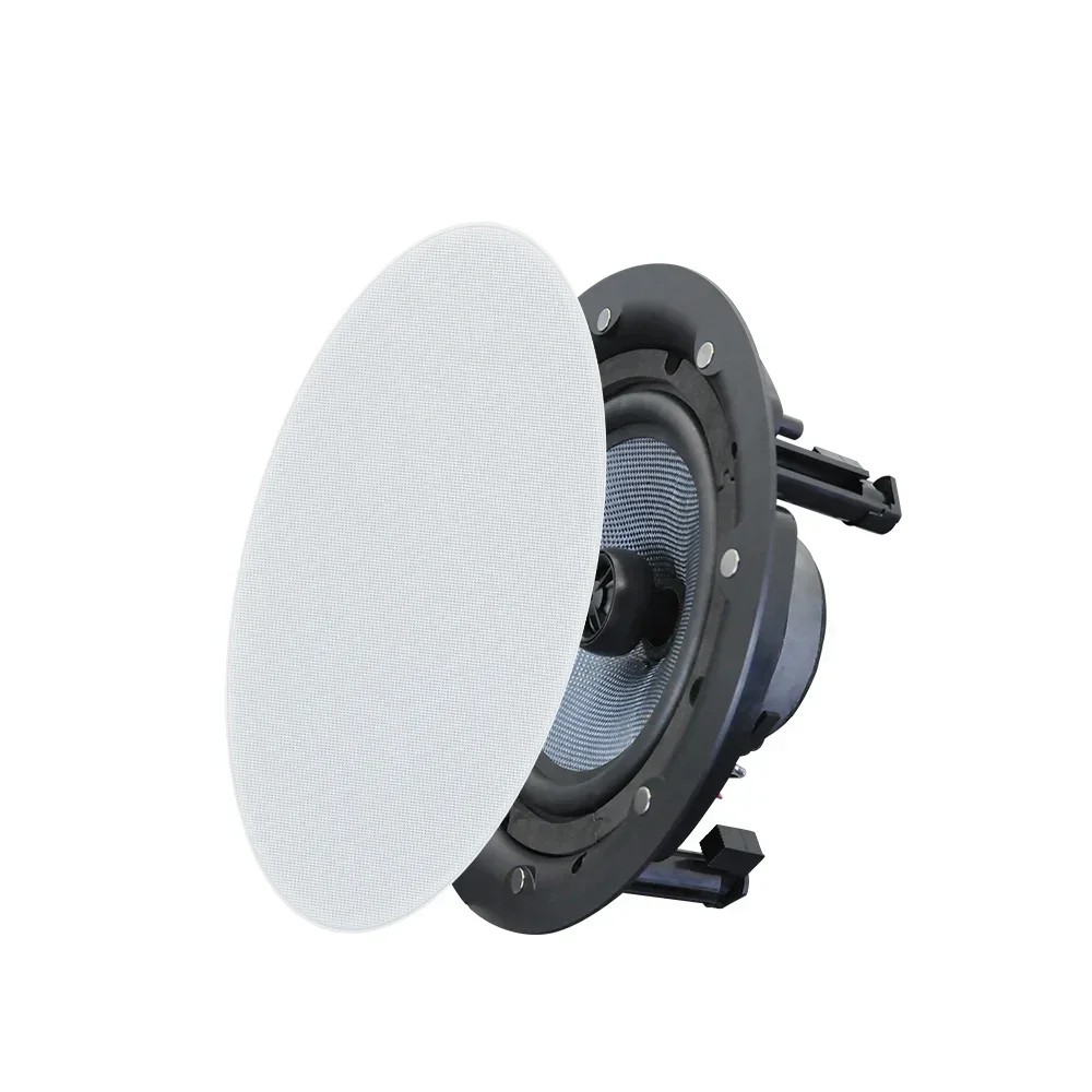 8''Bluetooth Coaxial Ceiling Speaker Power 50W HiFi Stereo Loudspeaker Bluetooth Controller