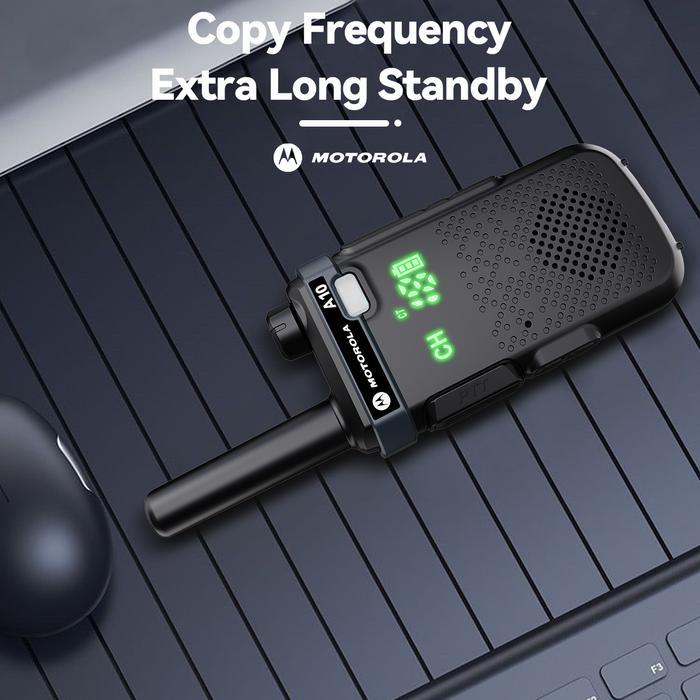 Ada Stok Walkie Talkie Motorola Murah A10 Baterai Tahan Lama 9800mAh HT Radio dua arah Jarak Jauh