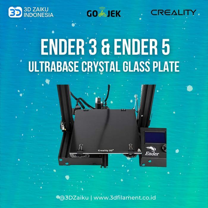 CREALITY ENDER 3 DAN ENDER 5 3D PRINTER ULTRABASE CRYSTAL GLASS PLATE