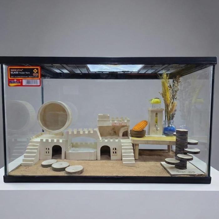 Terlaris Hamutaro Kandang Hamster Terarium Kandang Hamster Besar Dan Lucu Mewah Dan Fullset
