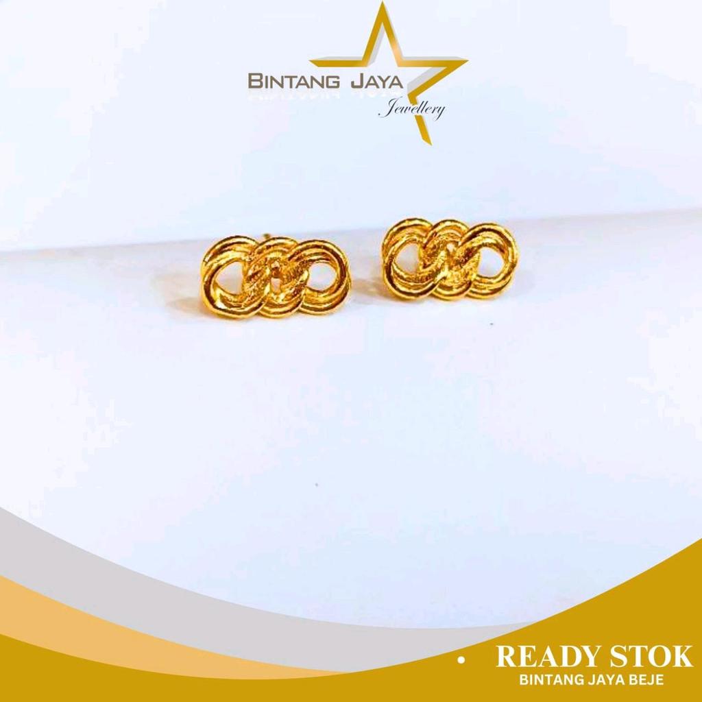 Anting Emas LM Coco Pasir Cantik - Kadar LM99 - Berat 2,98gr - Emas Asli - 20/05/26 - (TMG)