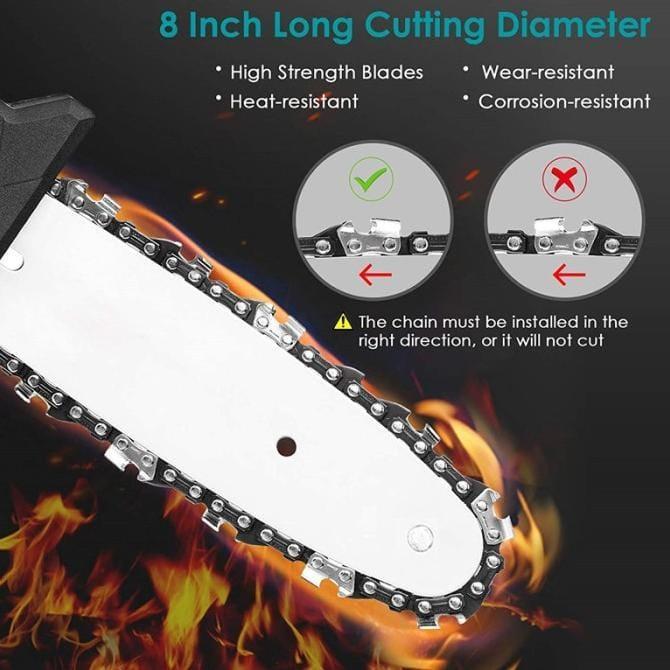 tokobryani Kamolee Chainsaw Baterai Brushless Kamolee - Gergaji Kayu Listrik Brushless Tanpa Kabel -